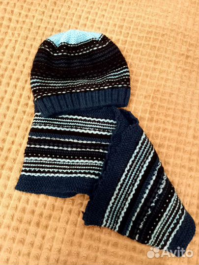 Комплект шапка и шарф женский
