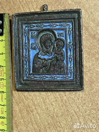 Икона плашка Смоленская