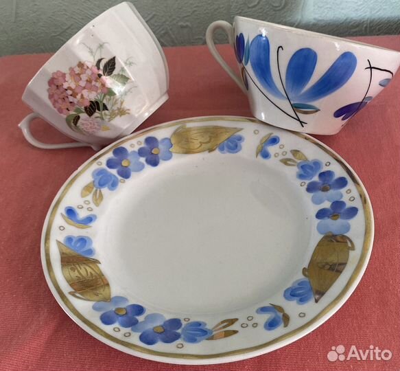 Чашки чайные СССР, супница