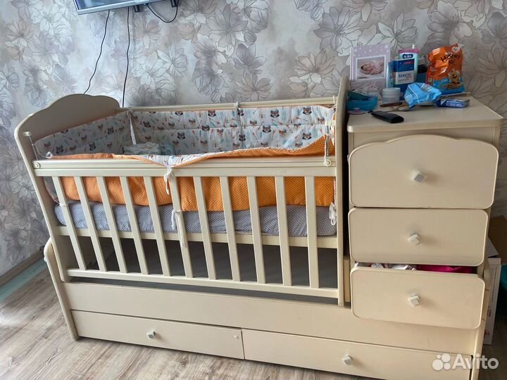 Детская кроватка трансформер