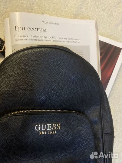 Рюкзак женский guess черный