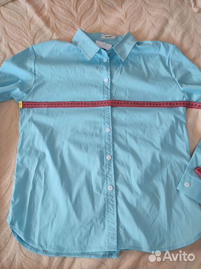 Рубашка женская голубая 48 новая