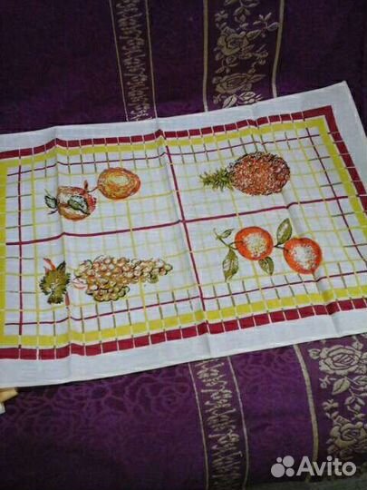 Новая льняная скатерть