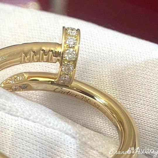 Кольцо гвоздь Cartier Juste un Clou 0.134ct