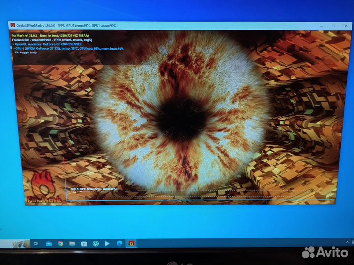 Видеокарта GeForce GT 220 1 Гб 128 бит