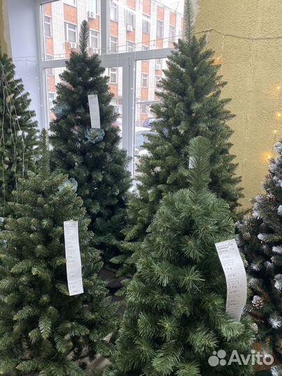 Ель искусственная, елки, сосны, литые и полулитые