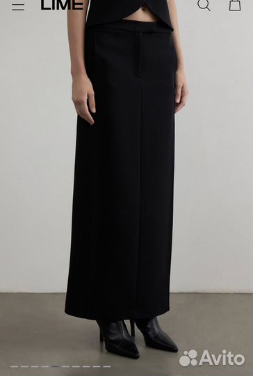 Юбка макси lime xs новая