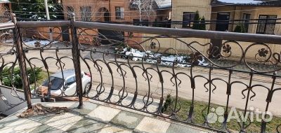 Кованые перила для лестницы