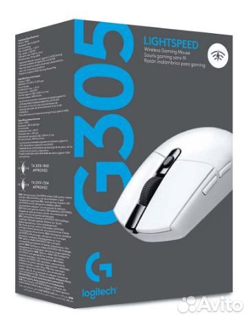 Игровая мышь Logitech G304 (G305) Lightspeed White