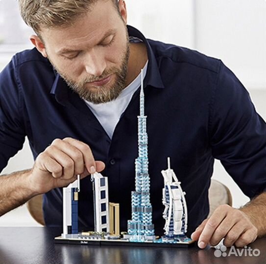 Lego architecture дубай 21052