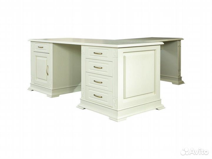 Стол серия Верди письменный из натурального дерева