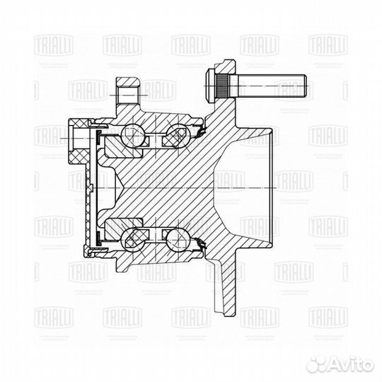 Ступица с подшипником volvo S40 II/C30/C