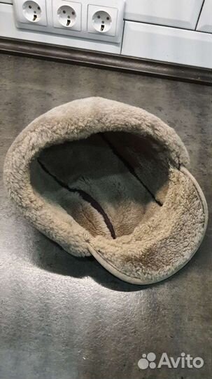 Шапка мужская зимняя (мех овчины к дубленке)