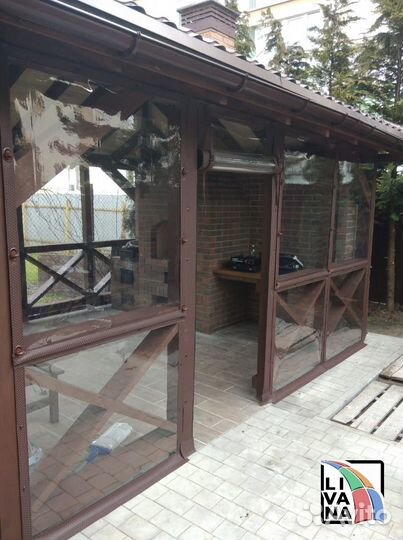 Мягкие (гибкие) окна, прозрачные/тонированные