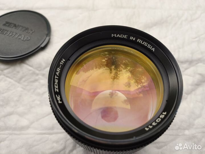 Зенитар-N 85/1.4 объектив на Nikon