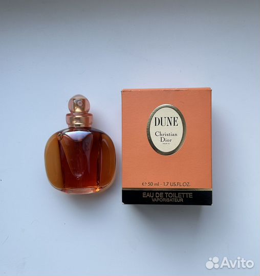 Christian dior dune edt 50 мл винтаж 1994