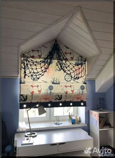 Шторы блэкаут на сложные окна