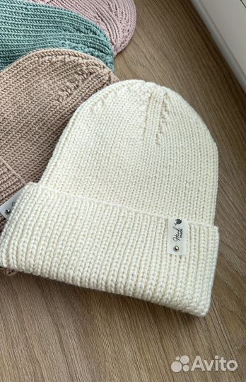 Мериносовые шапки ручной работы