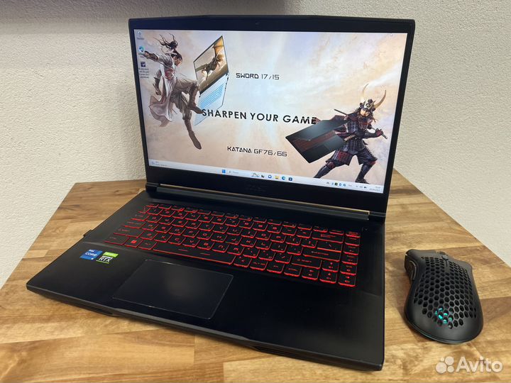 2022 MSI 12 ядер i5-11400H 12Gb RTX3050 SSD512+HDD