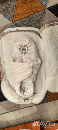 Зимний конверт для новорожденных