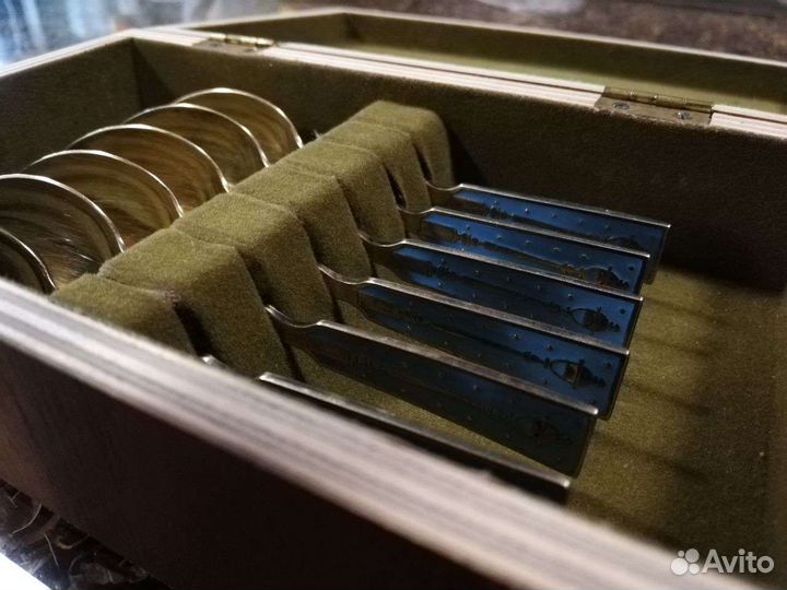 Серебряные ложки СССР 875 проба со звездой