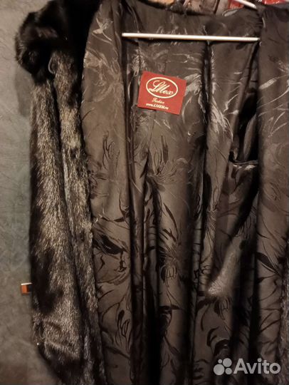 Шуба норковая с капюшоном 46 48