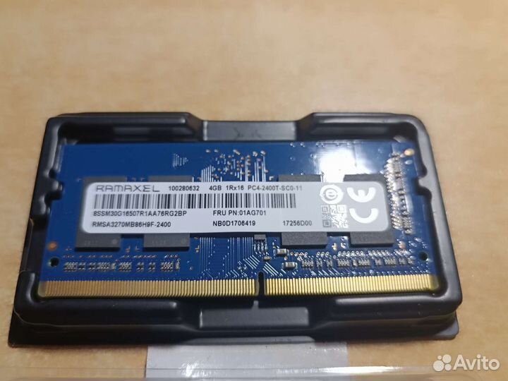 Оперативная память для ноутбука ddr4 4gb