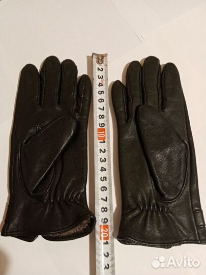 Перчатки женские кожаные новые
