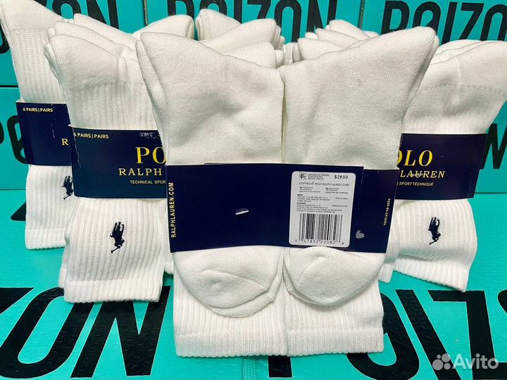 Носки Ralph Polo Lauren 6шт