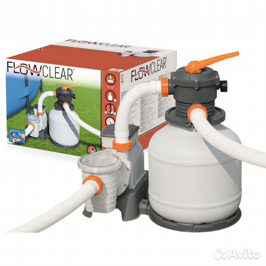 Песчаный фильтр насос 3,5,7,10м3