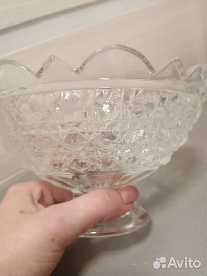 СССР ваза, конфетница на ножке