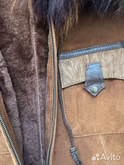 Дубленка зимняя женская