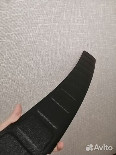 Накладка на задний бампер рено логан 1