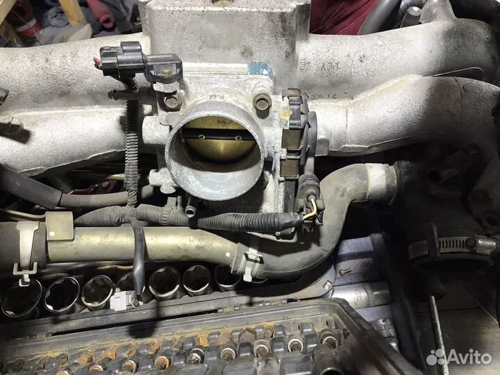 Впускной коллектор ej205 subaru электро дросель