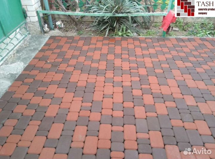 Тротуарная плитка вибропрессованная