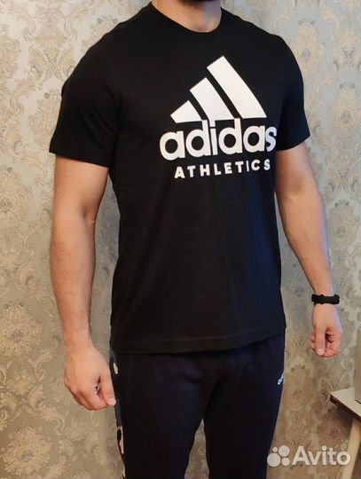 Футболки adidas хлопок