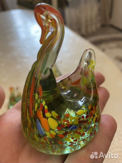 Винтажная пепельница «лебеди» СССР