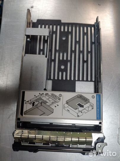 Салазки hdd Dell 3.5 G13 + адаптер на 2,5