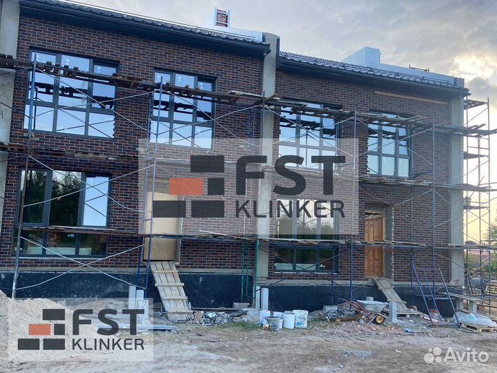 Гибкий кирпич на сетке 