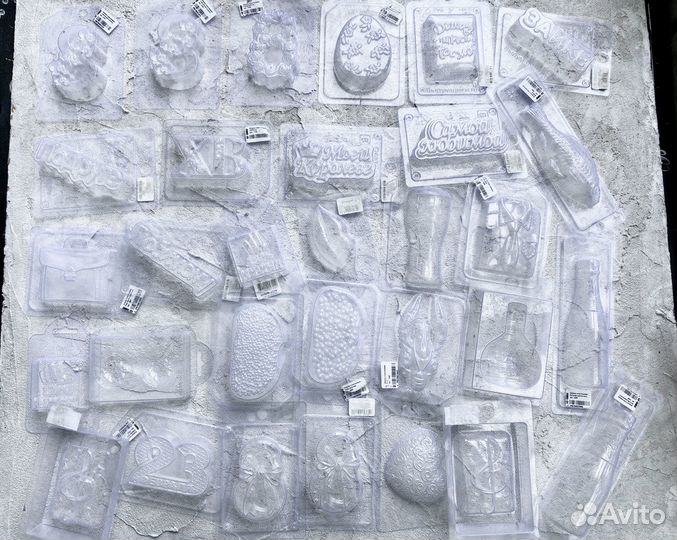 Формы пластиковые для мыла и бомб набор