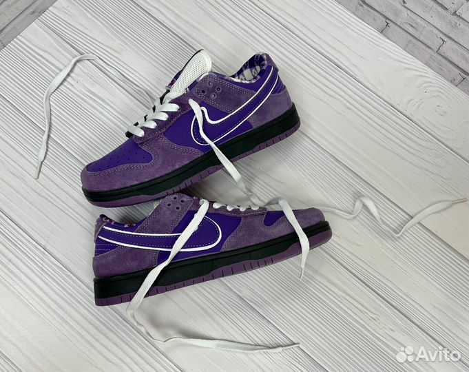 Кроссовки Nike sb dunk low concepts purple lobster