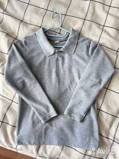 Футболка поло с длинным рукавом