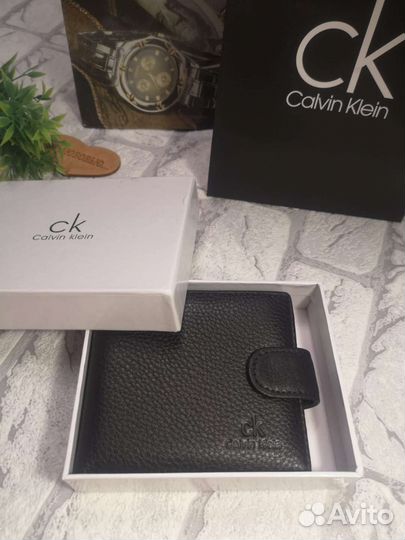 Кошелёк мужской Calvin Klean, кожа