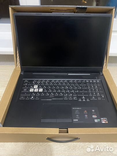Ноутбук asus TUF A17 fx706ii Ryzen 5 4600H/512/8gb