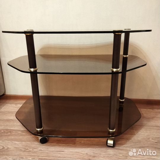 Стеклянная тумба