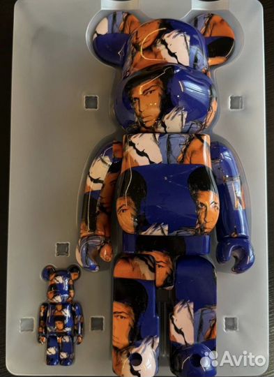 Bearbrick - Andy Warhol x Muhammad Ali