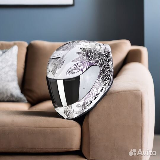 Шлем Scorpion EXO-391 dream белый хамелеон M