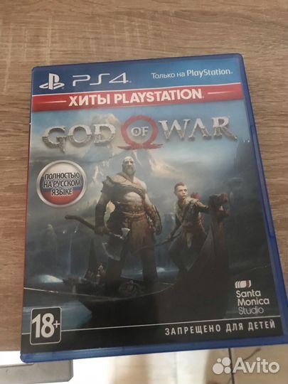 Диски на ps4 God of War