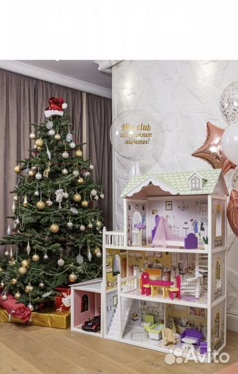 Домик кукольный 3-х этажный