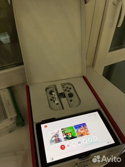 Nintendo switch oled +5000 игр. Новая